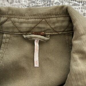 Free People Army Green super cute jacket
